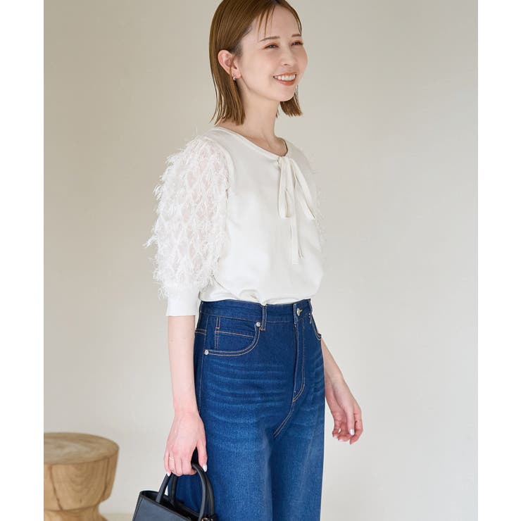 2WAY/袖シャギーニットプルオーバー | ROPE' PICNIC | 詳細画像8 