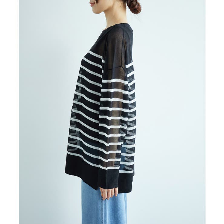 シアーボーダーニット | ROPE' PICNIC | 詳細画像11 