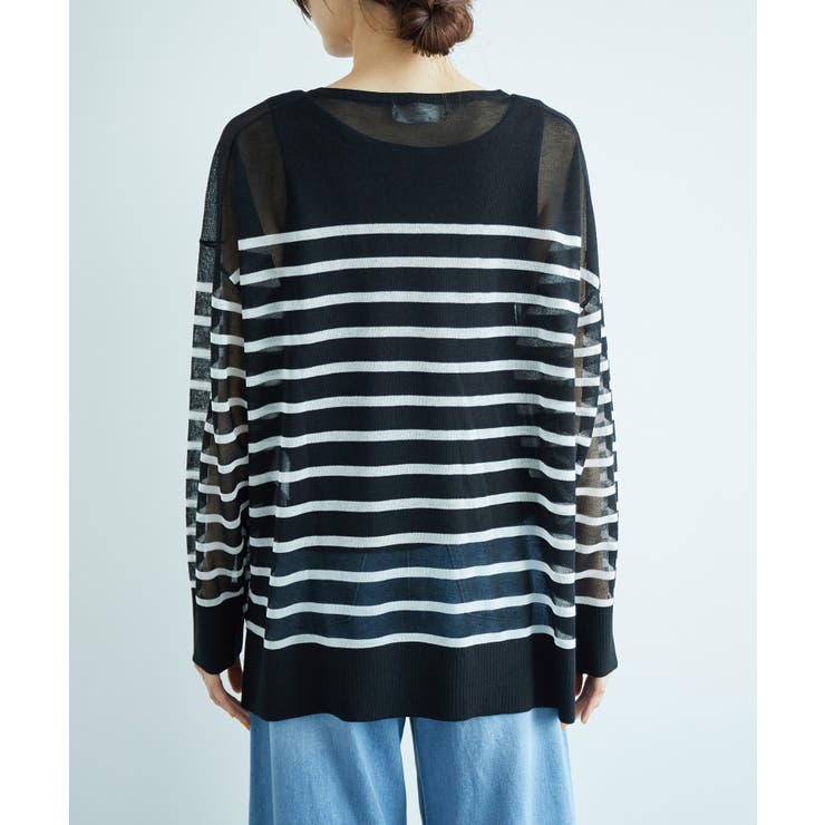 シアーボーダーニット | ROPE' PICNIC | 詳細画像12 