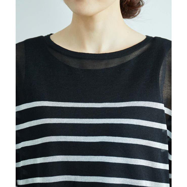 シアーボーダーニット | ROPE' PICNIC | 詳細画像13 