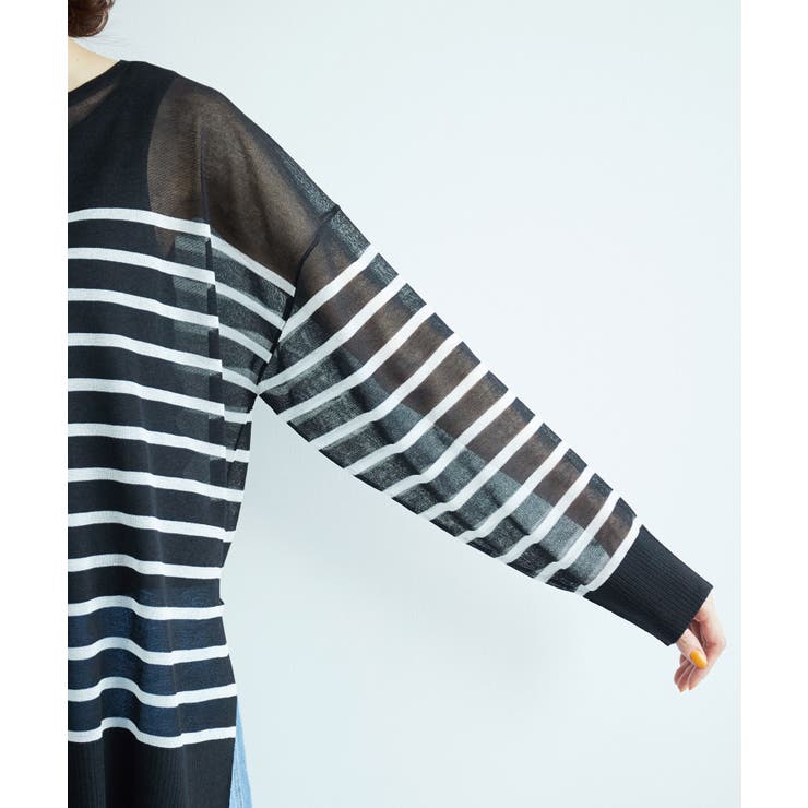 シアーボーダーニット | ROPE' PICNIC | 詳細画像14 