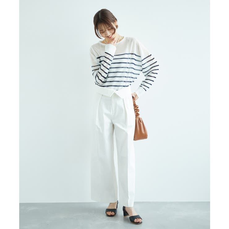 シアーボーダーニット | ROPE' PICNIC | 詳細画像8 