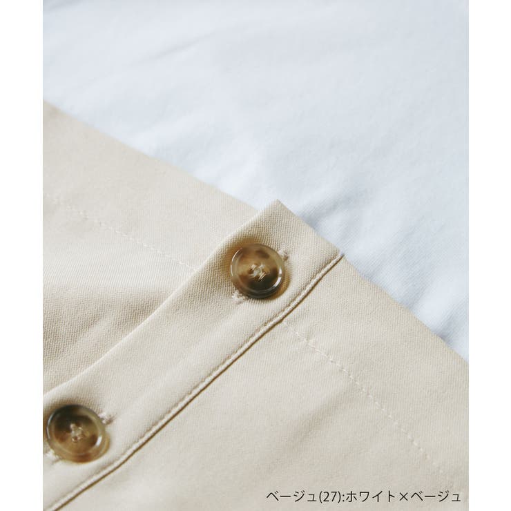 異素材ドッキングレイヤードトップス | ROPE' PICNIC | 詳細画像35 