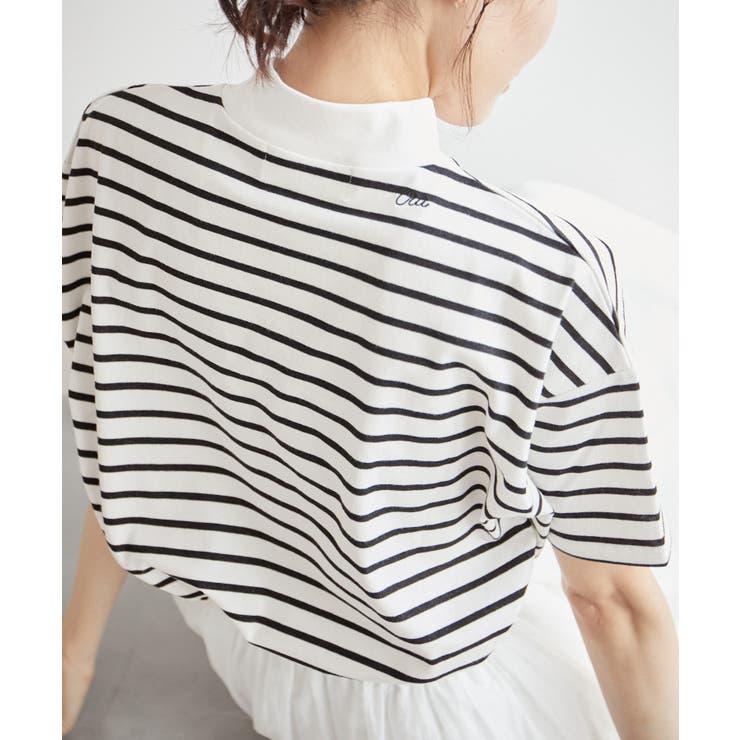 冷感・汗染み防止/アソートロゴモックネックTシャツ[品番：RPCW0043870