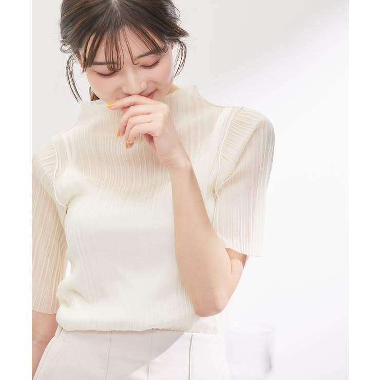 シアープリ－ツプチハイネックカットトップス | ROPE' PICNIC | 詳細画像1 