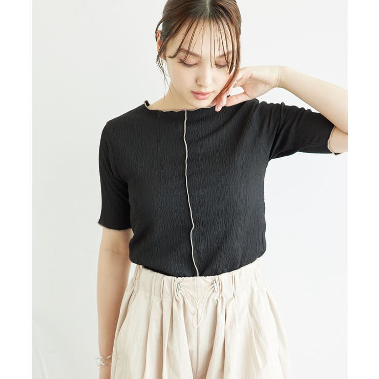 ブラック(01) | カットメロウトップス | ROPE' PICNIC