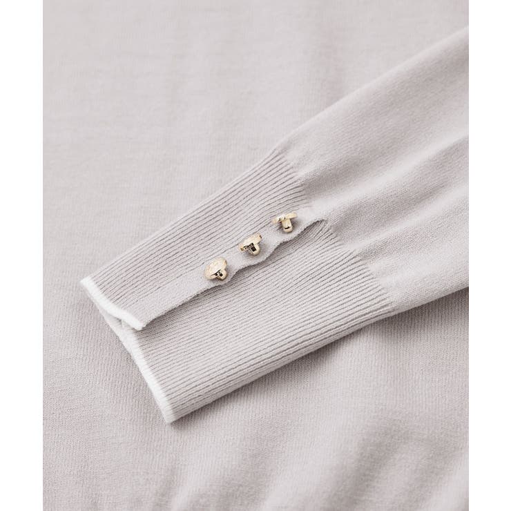 ライン入りニットプルオーバー/アンチピリング・洗濯機OK | ROPE' PICNIC | 詳細画像24 