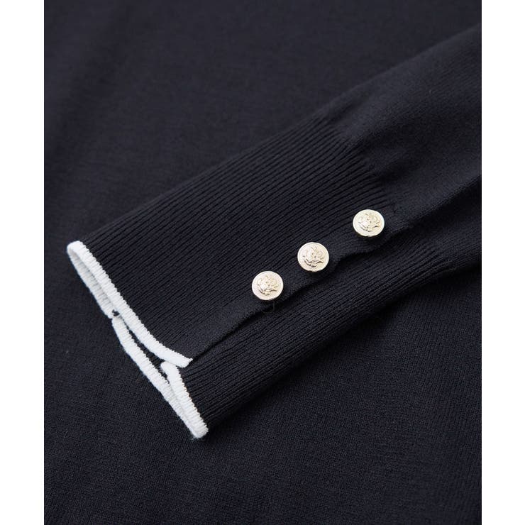 ライン入りニットプルオーバー/アンチピリング・洗濯機OK | ROPE' PICNIC | 詳細画像27 