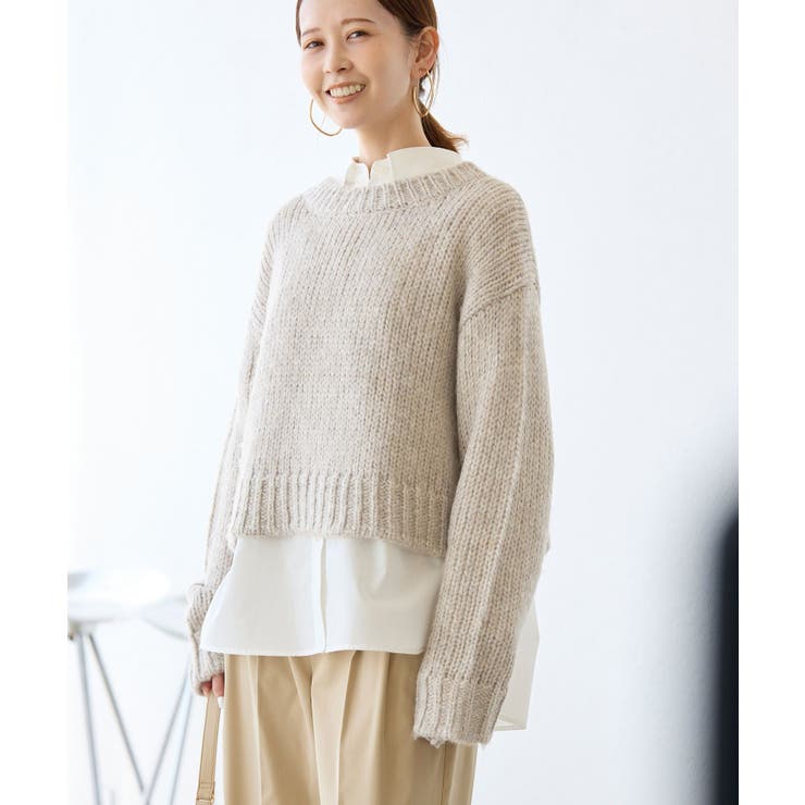 ラメリリーショートニットプルオーバー | ROPE' PICNIC | 詳細画像13 