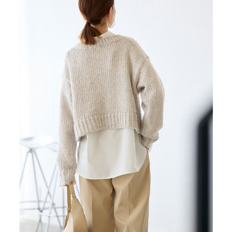 ラメリリーショートニットプルオーバー | ROPE' PICNIC | 詳細画像15 