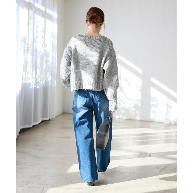 ラメリリーショートニットプルオーバー | ROPE' PICNIC | 詳細画像4 