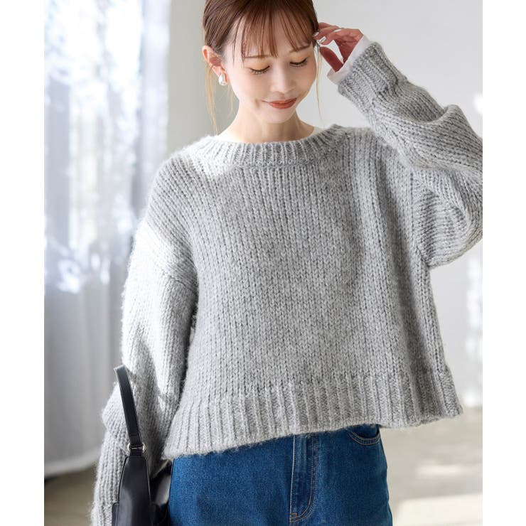 ラメリリーショートニットプルオーバー | ROPE' PICNIC | 詳細画像5 