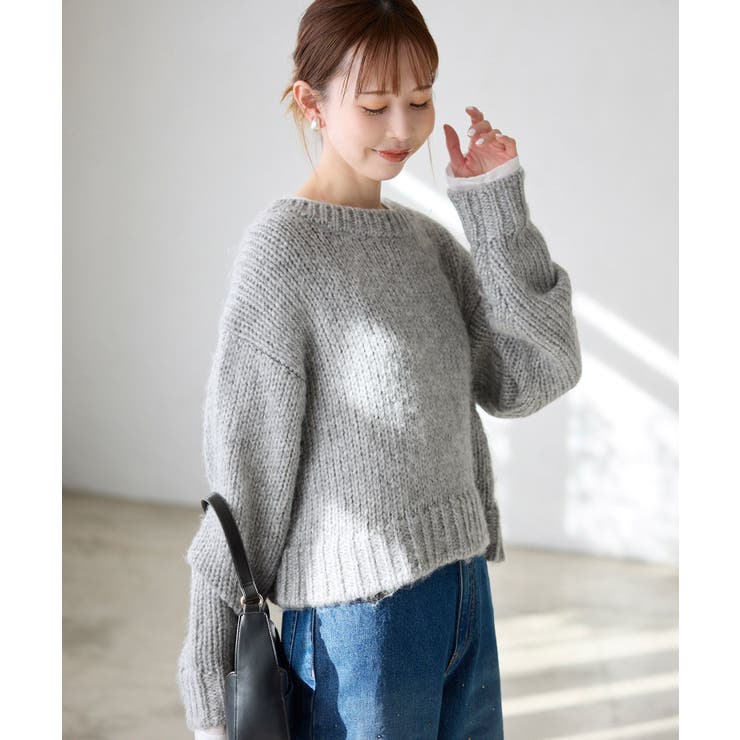 ラメリリーショートニットプルオーバー | ROPE' PICNIC | 詳細画像6 