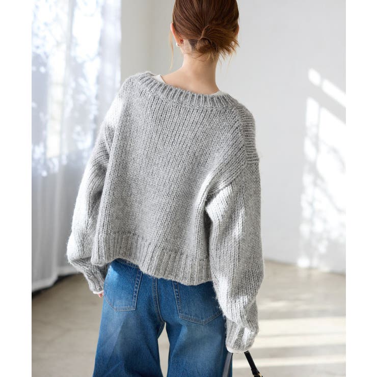 ラメリリーショートニットプルオーバー | ROPE' PICNIC | 詳細画像7 