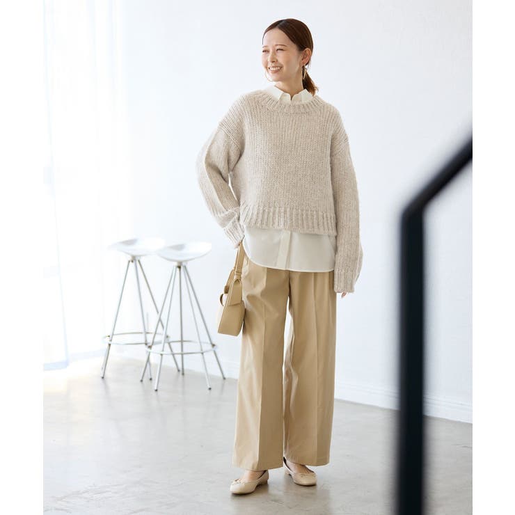 ラメリリーショートニットプルオーバー | ROPE' PICNIC | 詳細画像8 