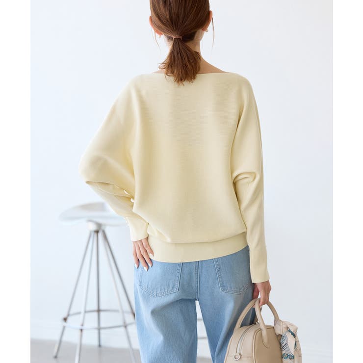 【洗濯機OK・アンチピリング】マシュマロ袖パールドルマンニット | ROPE' PICNIC | 詳細画像29 