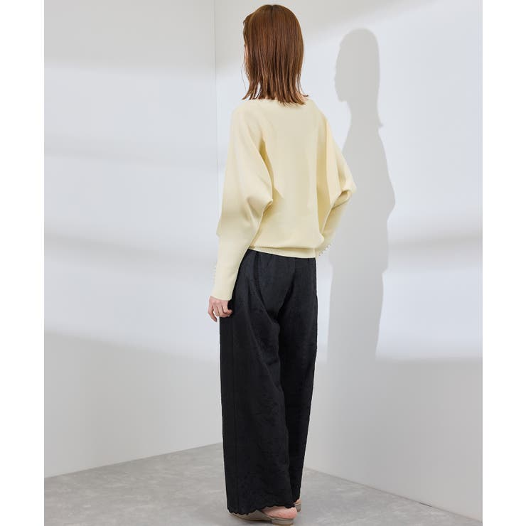 【洗濯機OK・アンチピリング】マシュマロ袖パールドルマンニット | ROPE' PICNIC | 詳細画像32 