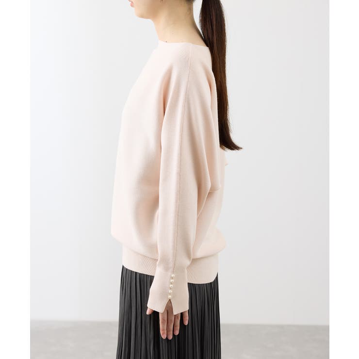【洗濯機OK・アンチピリング】マシュマロ袖パールドルマンニット | ROPE' PICNIC | 詳細画像35 
