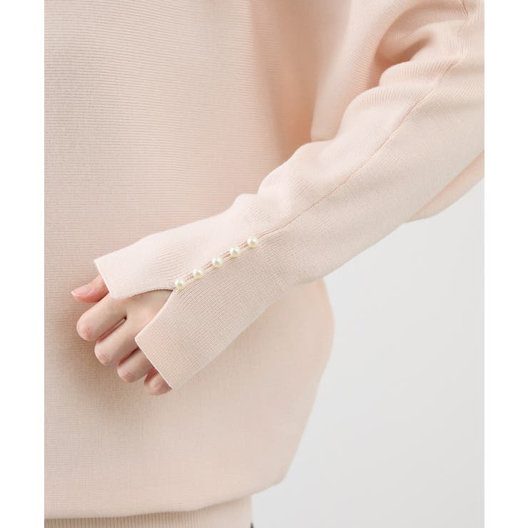 【洗濯機OK・アンチピリング】マシュマロ袖パールドルマンニット | ROPE' PICNIC | 詳細画像39 