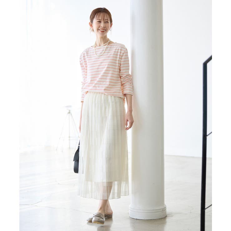 刺繍入りボーダーカットトップス | ROPE' PICNIC | 詳細画像10 