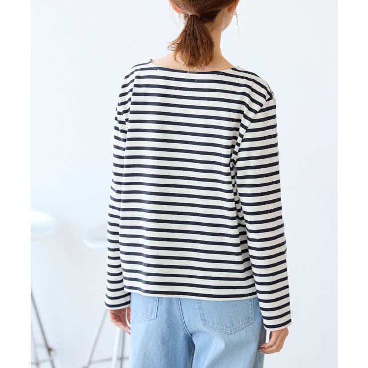 刺繍入りボーダーカットトップス | ROPE' PICNIC | 詳細画像8 