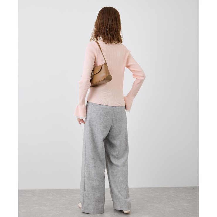 袖口フレアシアーニットプルオーバー/洗濯機OK | ROPE' PICNIC | 詳細画像21 