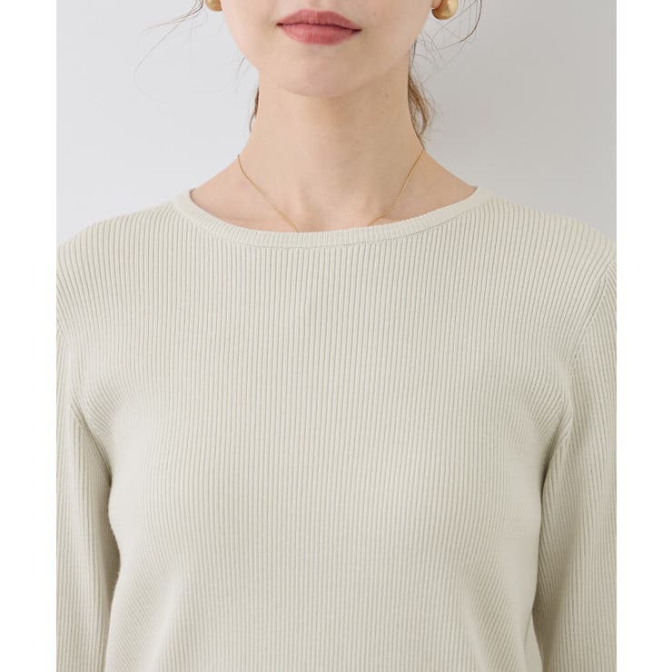 袖口フレアシアーニットプルオーバー/洗濯機OK | ROPE' PICNIC | 詳細画像27 