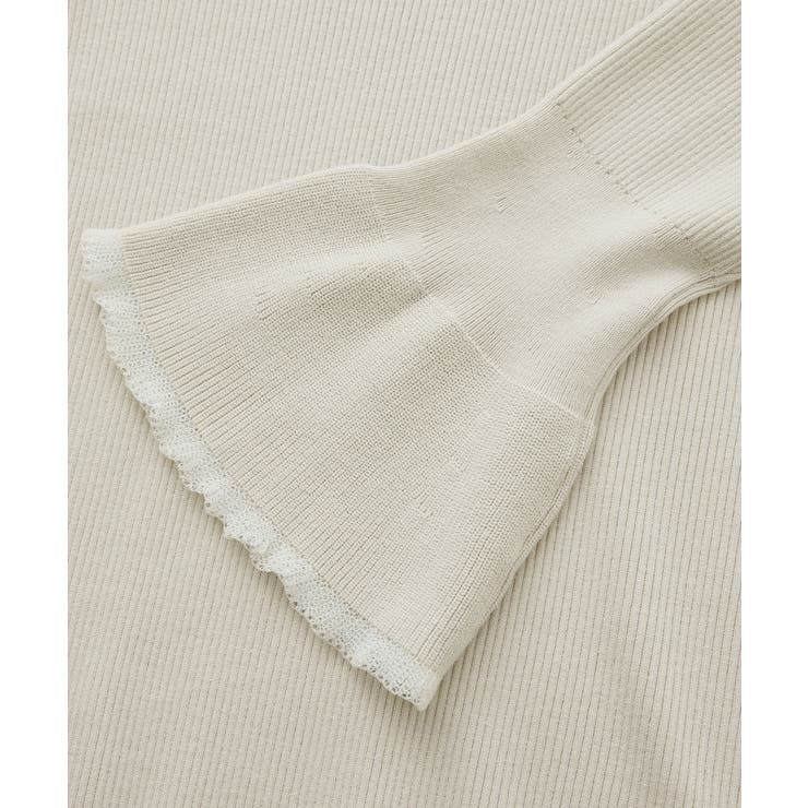 袖口フレアシアーニットプルオーバー/洗濯機OK | ROPE' PICNIC | 詳細画像32 