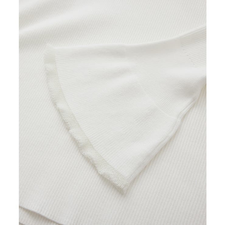 袖口フレアシアーニットプルオーバー/洗濯機OK | ROPE' PICNIC | 詳細画像34 