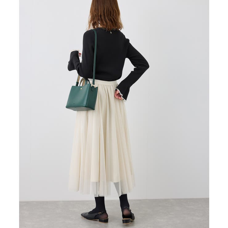 袖口フレアシアーニットプルオーバー/洗濯機OK | ROPE' PICNIC | 詳細画像5 