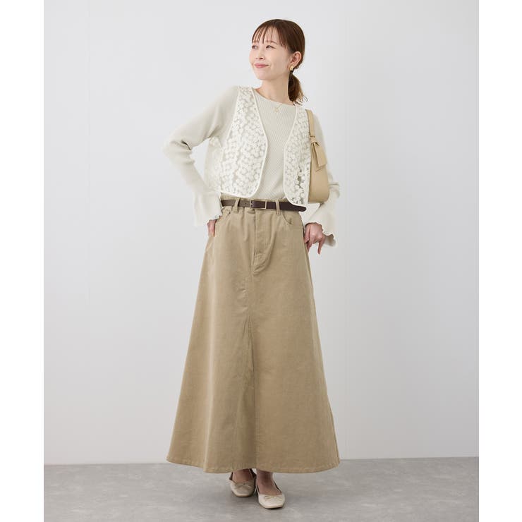 袖口フレアシアーニットプルオーバー/洗濯機OK | ROPE' PICNIC | 詳細画像8 