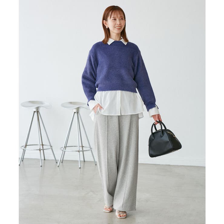 fluffy knitフラッフィーニット ふわふわMIXフェザーニットプルオーバ… | ROPE' PICNIC | 詳細画像10 