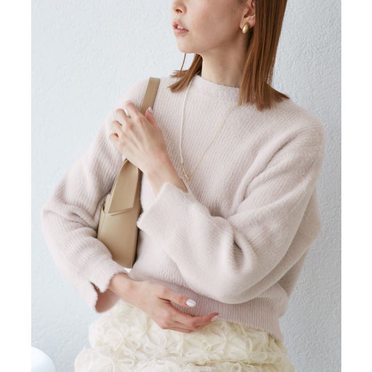 fluffy knitフラッフィーニット ふわふわMIXフェザーニットプルオーバ… | ROPE' PICNIC | 詳細画像24 