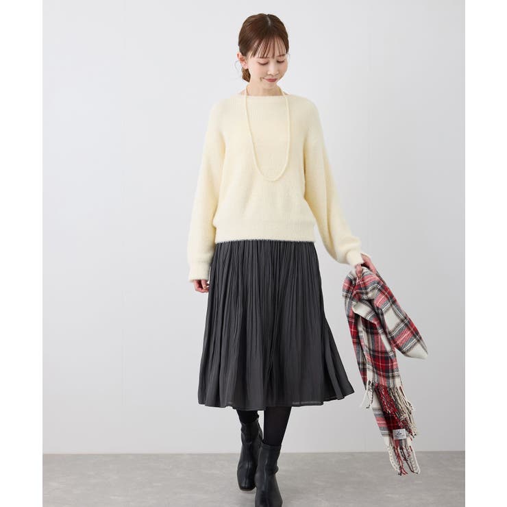 fluffy knitフラッフィーニット ふわふわMIXフェザーニットプルオーバ… | ROPE' PICNIC | 詳細画像27 