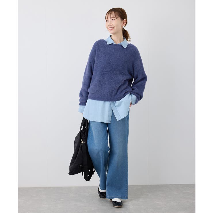fluffy knitフラッフィーニット ふわふわMIXフェザーニットプルオーバ… | ROPE' PICNIC | 詳細画像29 