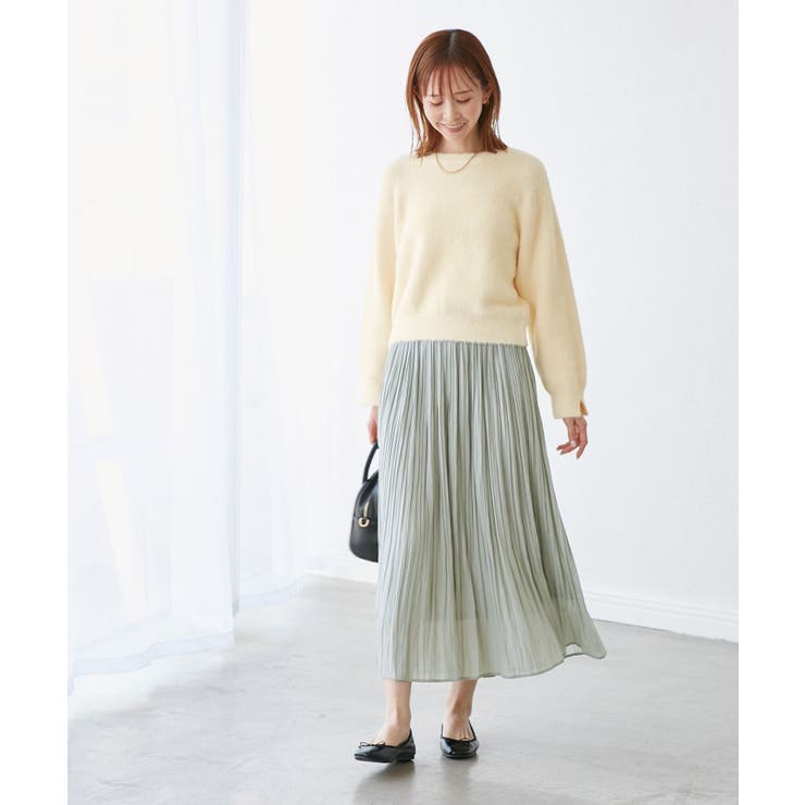 fluffy knitフラッフィーニット ふわふわMIXフェザーニットプルオーバ… | ROPE' PICNIC | 詳細画像7 