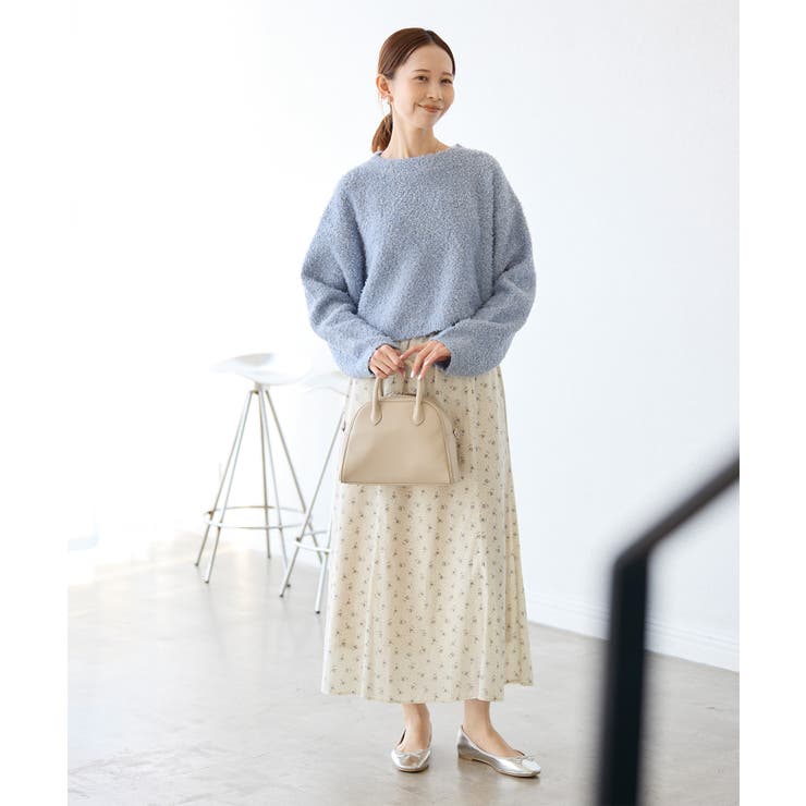 スパンコール混リボンヤーンニットプルオーバー | ROPE' PICNIC | 詳細画像15 