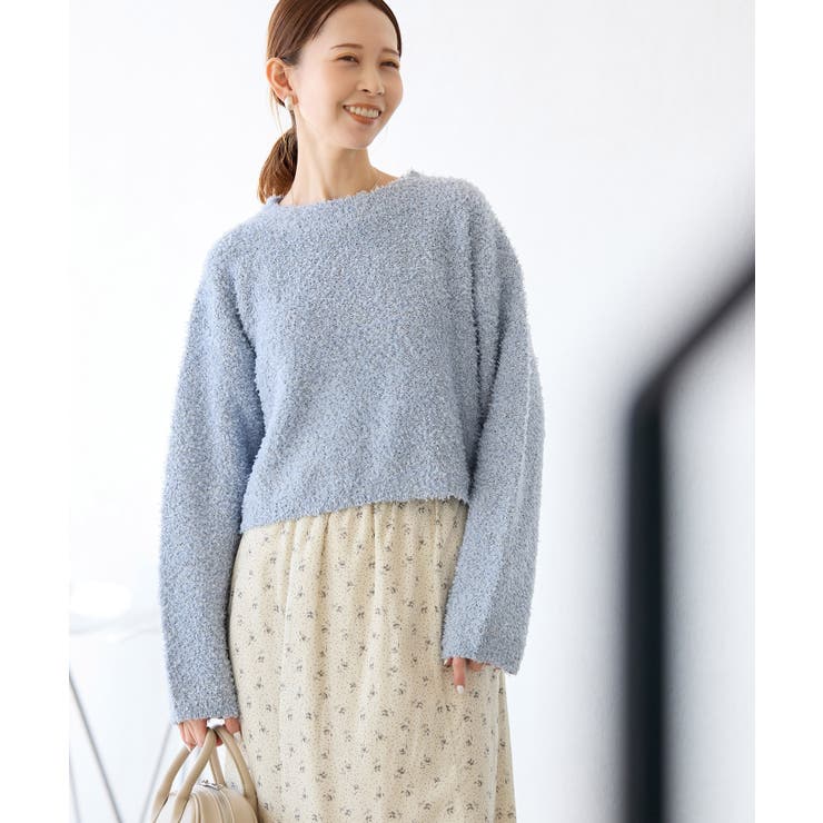 スパンコール混リボンヤーンニットプルオーバー | ROPE' PICNIC | 詳細画像16 