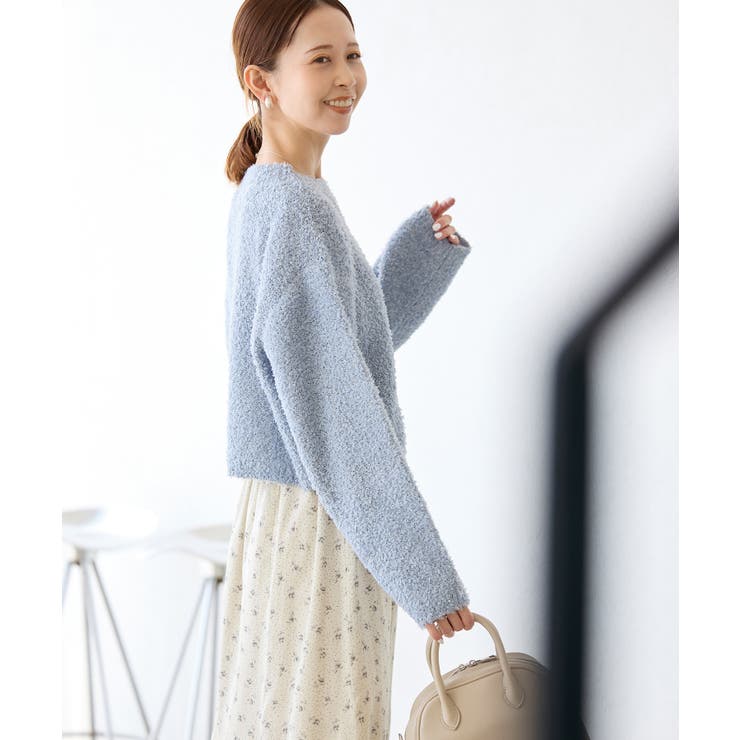 スパンコール混リボンヤーンニットプルオーバー | ROPE' PICNIC | 詳細画像17 