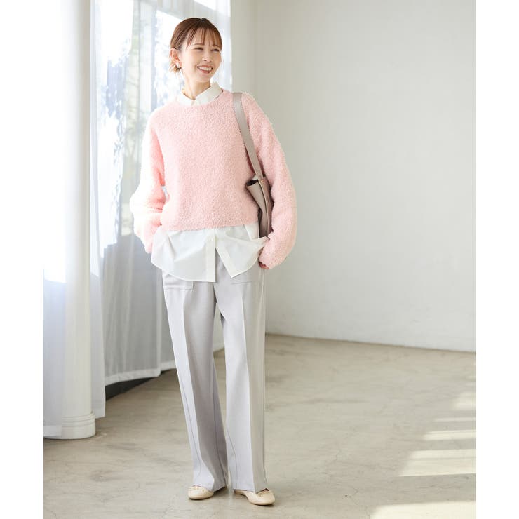 スパンコール混リボンヤーンニットプルオーバー | ROPE' PICNIC | 詳細画像24 