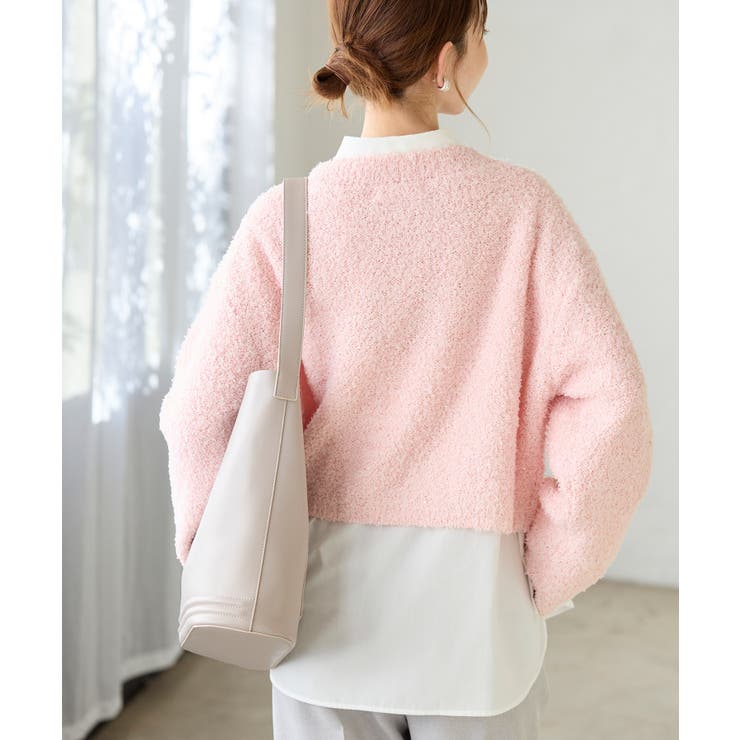 スパンコール混リボンヤーンニットプルオーバー | ROPE' PICNIC | 詳細画像26 