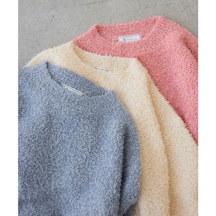 スパンコール混リボンヤーンニットプルオーバー | ROPE' PICNIC | 詳細画像28 