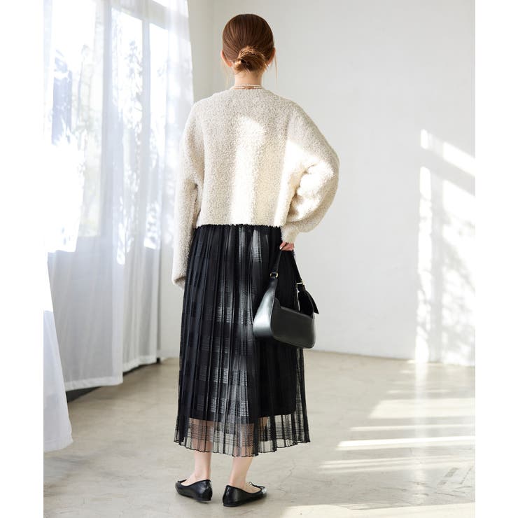 スパンコール混リボンヤーンニットプルオーバー | ROPE' PICNIC | 詳細画像3 