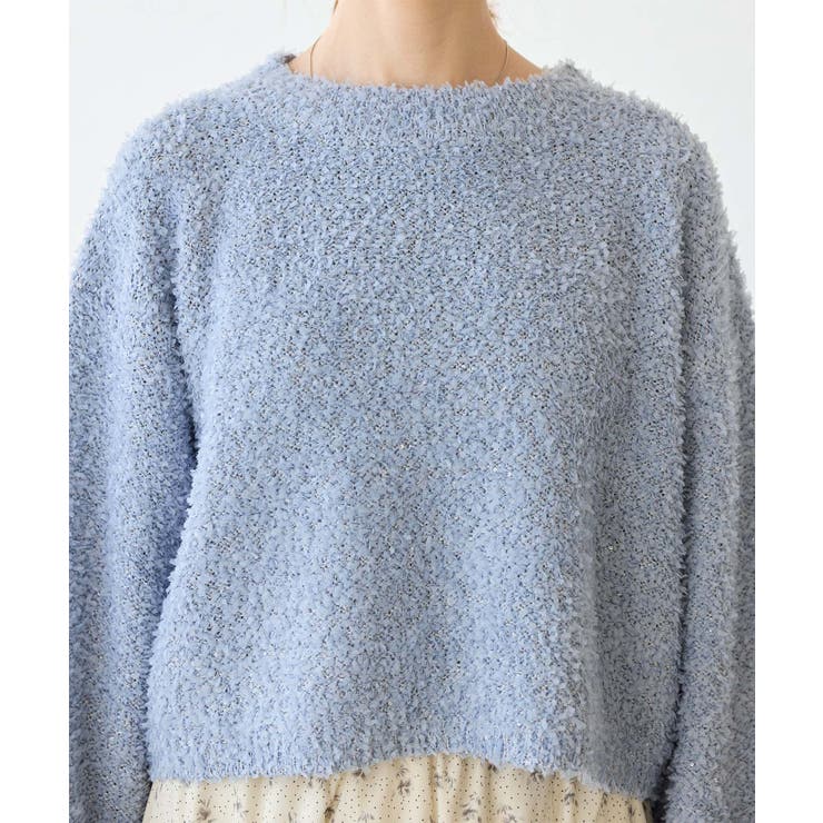 スパンコール混リボンヤーンニットプルオーバー | ROPE' PICNIC | 詳細画像34 