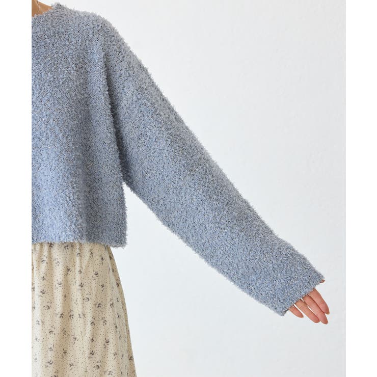 スパンコール混リボンヤーンニットプルオーバー | ROPE' PICNIC | 詳細画像35 