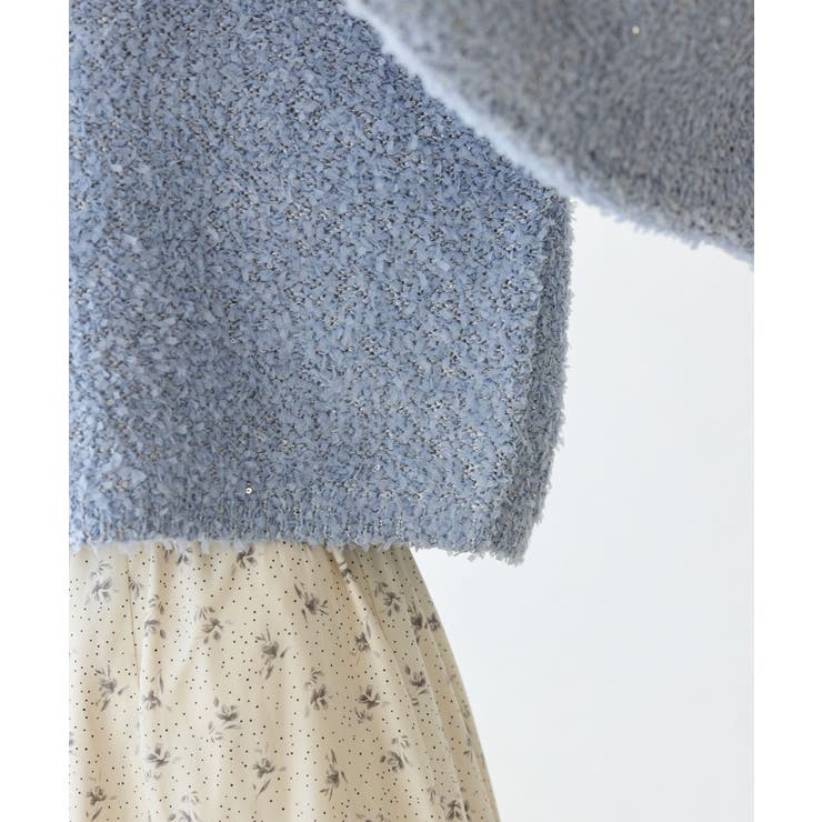 スパンコール混リボンヤーンニットプルオーバー | ROPE' PICNIC | 詳細画像37 