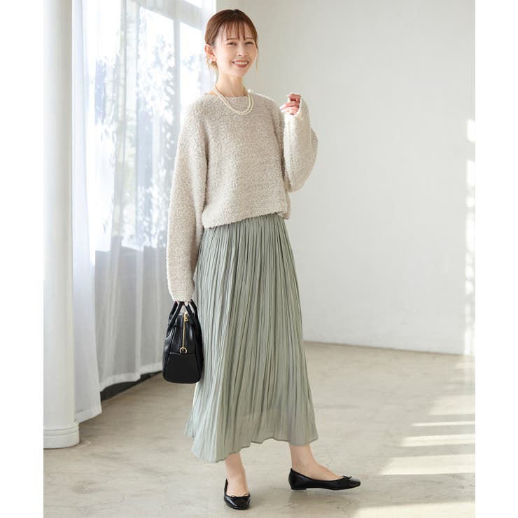 スパンコール混リボンヤーンニットプルオーバー | ROPE' PICNIC | 詳細画像8 