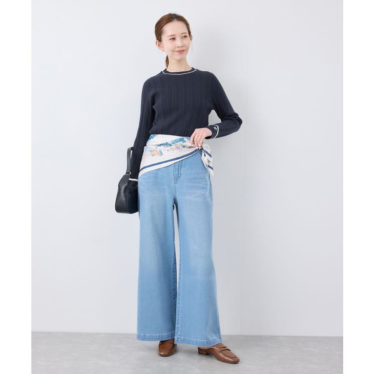 シルク混ワンポイントニットプルオーバー | ROPE' PICNIC | 詳細画像11 