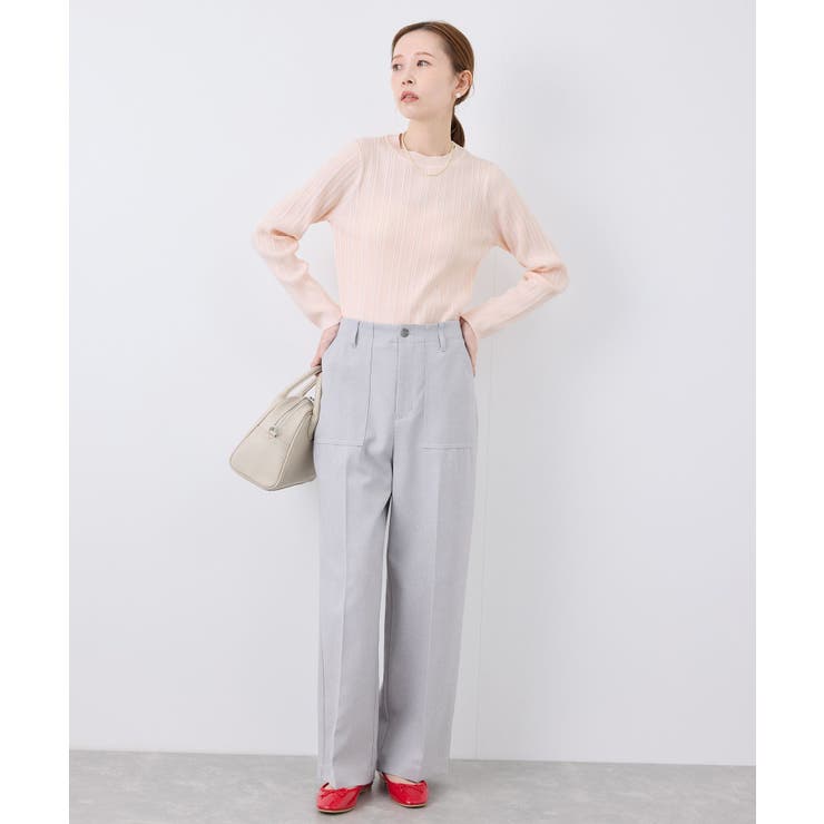 シルク混ワンポイントニットプルオーバー | ROPE' PICNIC | 詳細画像16 