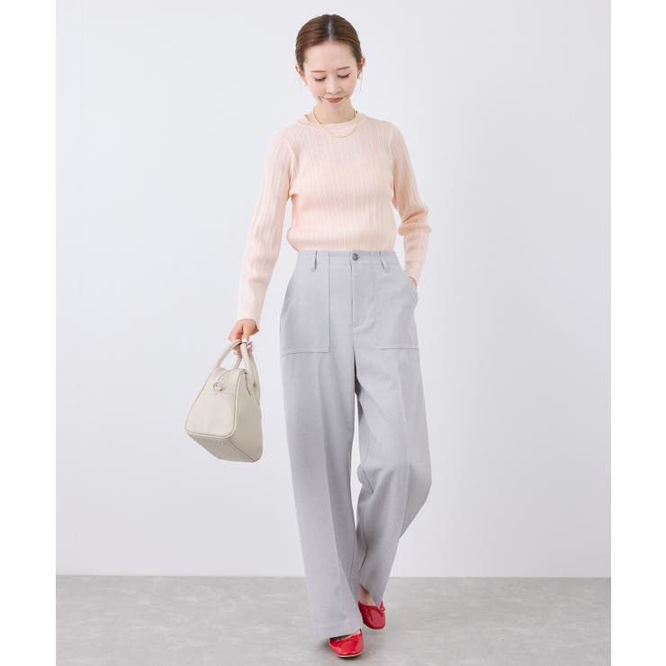 シルク混ワンポイントニットプルオーバー | ROPE' PICNIC | 詳細画像17 